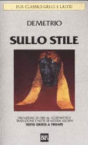 Copertina  Sullo stile